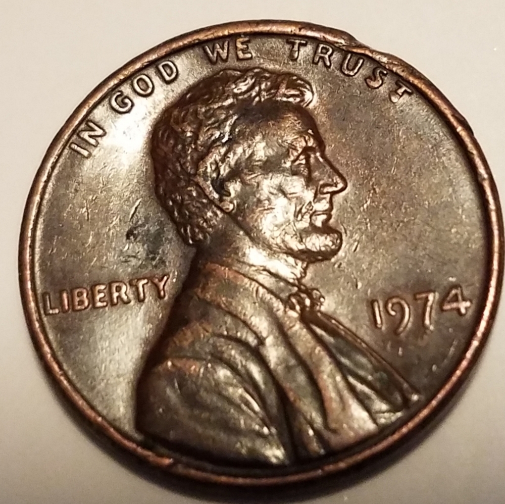 1974 Error Penny